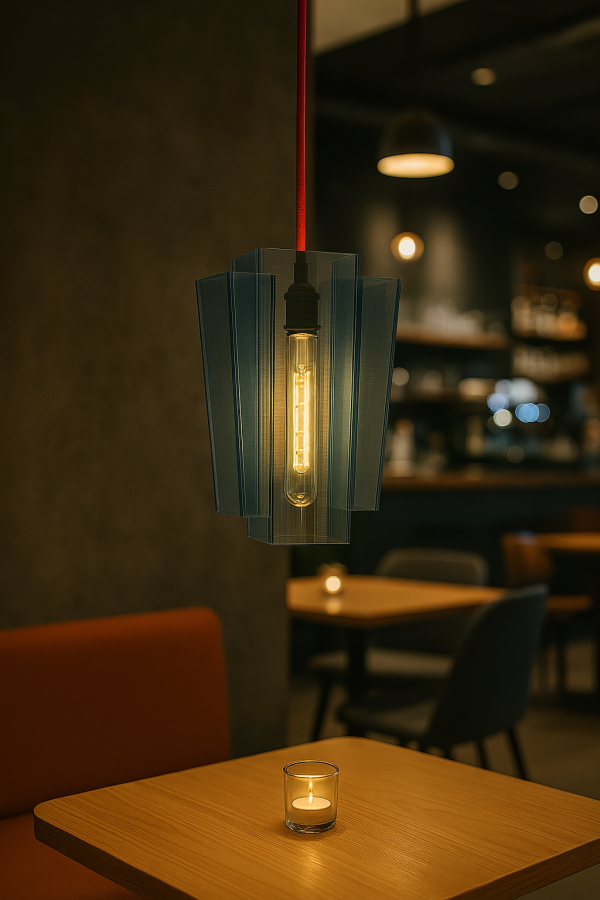 Pixelated Bloom | 3D Lampshade