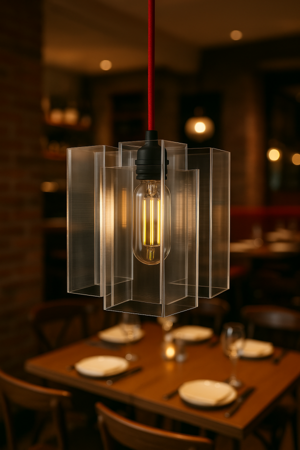 Pixelated Bloom | 3D Lampshade
