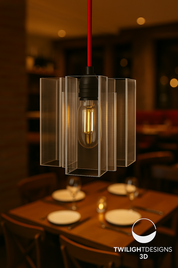 Pixelated Bloom | 3D Lampshade