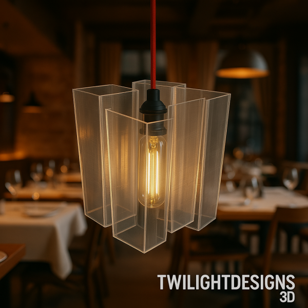 Pixelated Bloom | 3D Lampshade