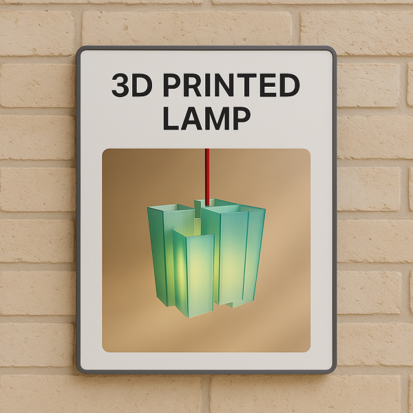 Pixelated Bloom | 3D Lampshade
