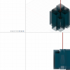 Pixelated Bloom | 3D Lampshade