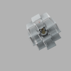 Pixelated Bloom | 3D Lampshade