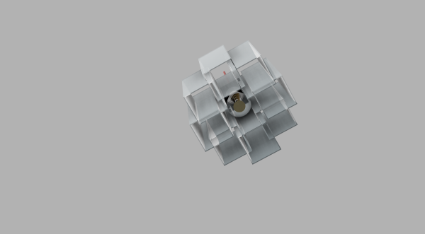 Pixelated Bloom | 3D Lampshade