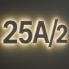 3D house numbers