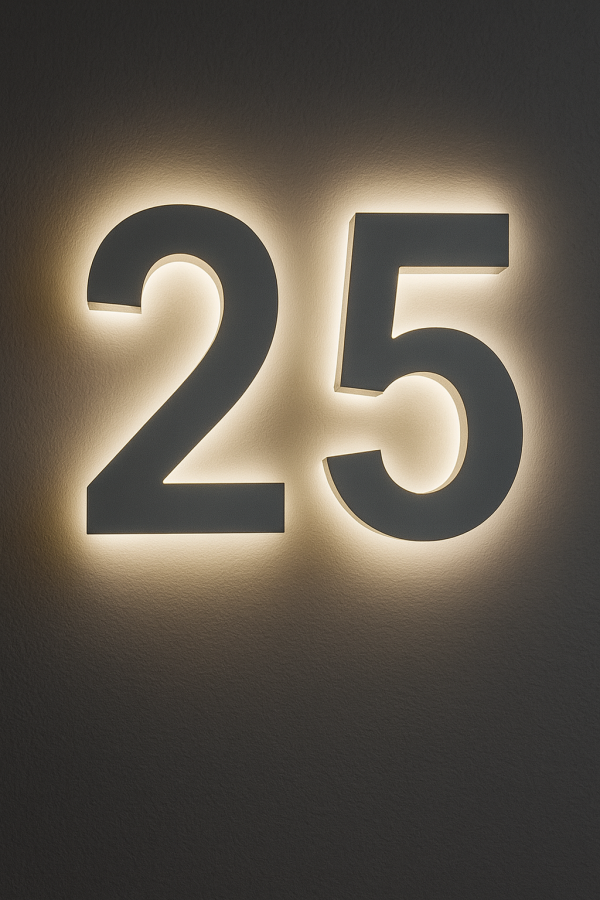 3D house numbers
